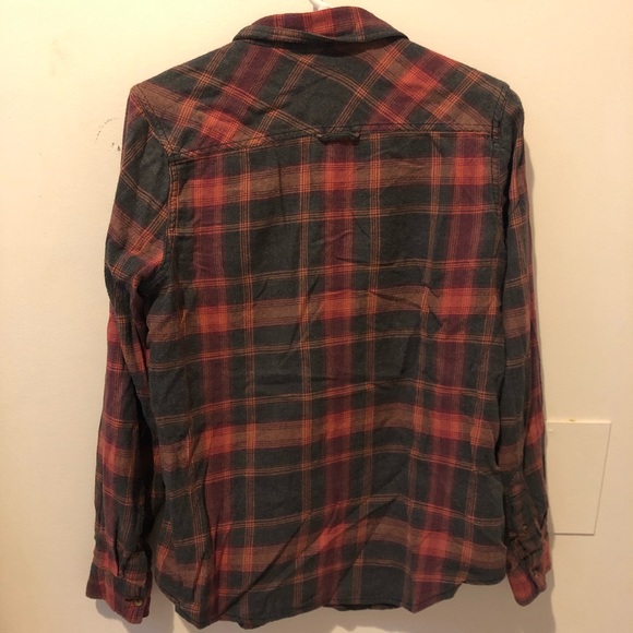 Roots red and grey classic Canadian plaid 100% cotton - Picture 4 of 7